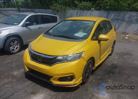 2018 Honda Fit Sport from USA, damaged, VIN 3HGGK5H75JM715170